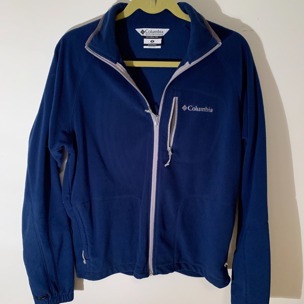 Columbia fleece zip up jacket